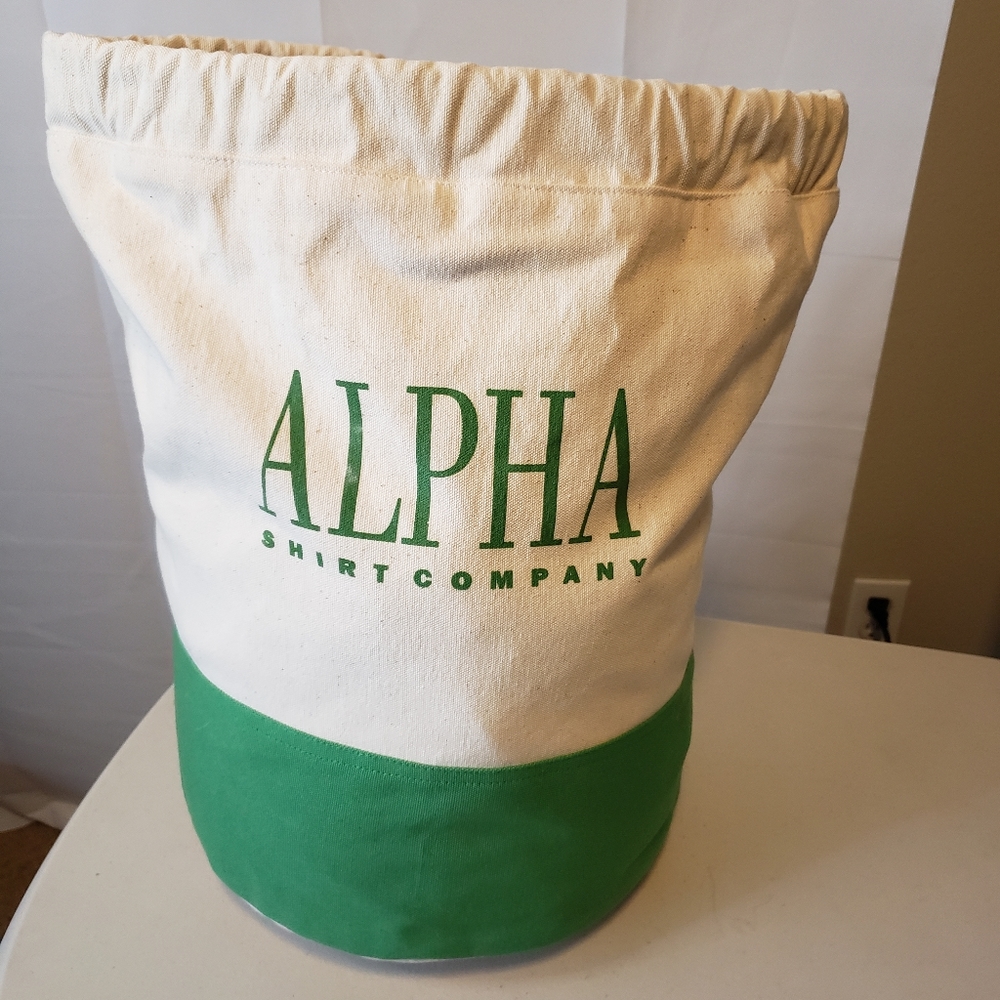 Alpha Back Pack Canvas Round Bag